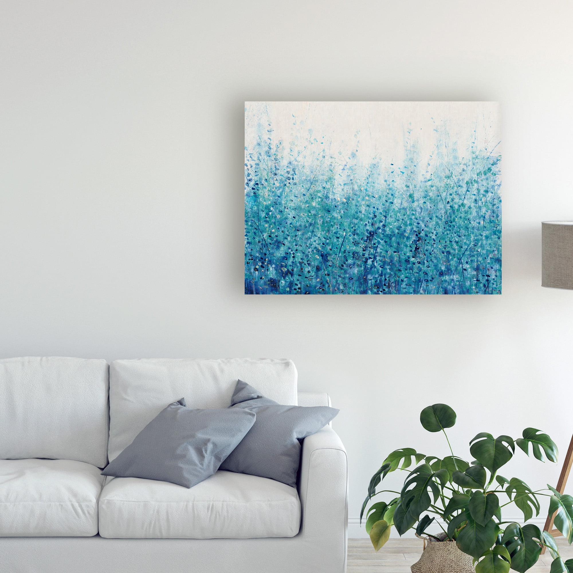 Trademark Fine Art 'Misty Blues I' Canvas Art by Tim OToole