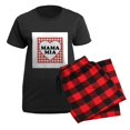 thumbnail image 5 of CafePress - Mama Mia Women's Dark Pajamas - Women's Short Sleeve Print T-Shirt and Pants Dark Cotton Pajama Set, 5 of 7