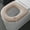 Beige 【Regular thick plush toilet seat cover x1】, variant on Insulated Toilet Seat Cover Thickened Fully Enclosing Pad for Home Use Soft Warm Comfort Winter Bathroom Upgrade for Cold Weather Households Topliu