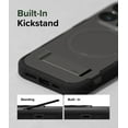 thumbnail image 6 of Ringke [Alles] Heavy-Duty Protective MagSafe Compatible Standing iPhone 15 Pro Case - GunMetal, 6 of 11