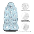 thumbnail image 5 of Yiaed blue Scarf Bear Print Car Seat Covers,Universal Auto Seats Protector Fits for Car,SUV Sedan,Truck,Automotive Seat Covers & Accessories(Two packs), 5 of 7