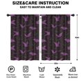thumbnail image 2 of Blackout Kids Curtains,Halloween Bat Camouflage Pattern Childrens Insulated Curtains Set Of 2,Bedroom Essentials,Toddler Room Decor 42"x63", 2 of 5