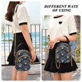 thumbnail image 6 of FORMRS Crossbody Bag for Women Quilted Travel Shoulder Cell Phone Purse with Chain Strap Handbag, Elegance Art Pattern, 6 of 7