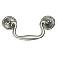 thumbnail image 1 of Hickory Hardware P8049-ST Manor House Bail Cabinet Pull, 3-Inch, Silver Stone, 1 of 1