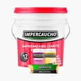 thumbnail image 1 of Kit Impermeabilizante Impercaucho Siliconado y Mejorado 40m2 a dos manos 12A Blanco 19L, 1 of 1