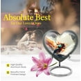 thumbnail image 5 of Bike Heart Shaped Urn For Human Ashes, Cremation Urns For Human Adult Ashes Men & Women - Urns For Human Ashes Adult Female, Funeral Urns For Women, Burial Urns For Adult Human Ashes, 8 Inch, 5 of 5