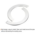 thumbnail image 3 of Wall Split Flange 201 Stainless Steel Round Escutcheon Plate for 191mm Diameter Pipe, 3 of 5