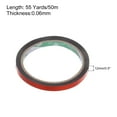thumbnail image 2 of Cinta metalizada roja Uxcell 0.5" x 55 yardas cinta decorativa para detalles 1 pieza, 2 of 5