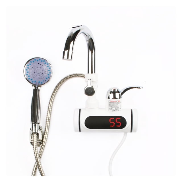 Temperature Display Instant Hot Water,Heater Faucet Kitchen Instantaneous Tankless Electric Cold Heating Tap Shower,instant Hot Water Faucet ,Faster Heat