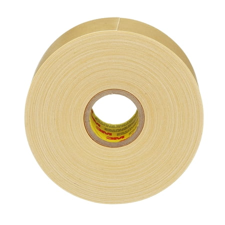 3M 2520-1-1/2x36YD Varnished Cambric Tape, Adhesive, 1-1/2" x 36 Yd