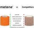 thumbnail image 2 of Metene Adhesive Bandages 12 Pack, Athletic Tape 2 inches x 5 Yards(Rainbow), 2 of 9