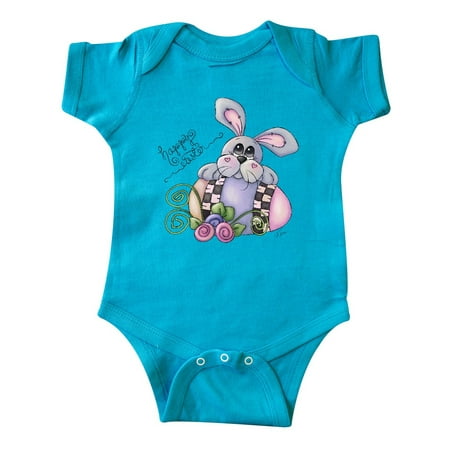 

Inktastic Happy Easter Bunny Rabbit Gift Baby Boy Bodysuit