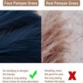 thumbnail image 4 of 6PCS Faux Pampas Grass Decor Tall 17"/43CM Artificial Pompous Grass Small Fake Pompas Vase Filler for Home Boho Decor (Blue), 4 of 8