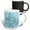 Multicolor, variant on 3drose, Image of Luxury Chic Trendy Ice Blue Veins Agate Gemstone Geode Quartz, 15oz Mug