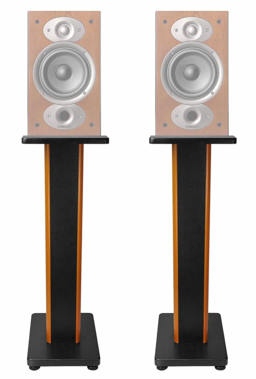 Pair 28" 2Tone Speaker Stands For Polk Audio RTI A3 Bookshelf Speakers