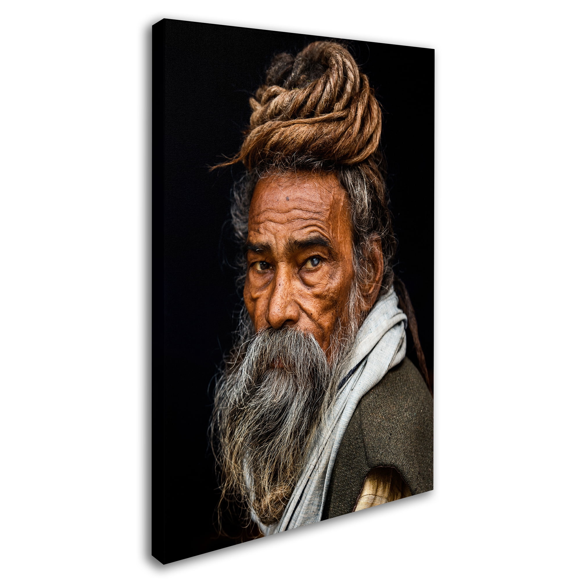 Trademark Fine Art 'Portrait Of A Sadhu' Canvas Art by Rakesh J V