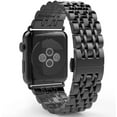 thumbnail image 1 of BAMAIA Compatible avec Bracelet Apple Watch, Bracelet de Remplacement en Métal Inoxydable Solide, Adapté pour Apple Watch3 (Ls 42mm Noir), 1 of 4