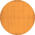 thumbnail image 1 of Ahgly Company Indoor Round Abstract Orange Modern Area Rugs, 8' Round, 1 of 4