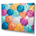 thumbnail image 2 of Designart "Colorful Umbrella Mosaic" Sky Wall Art Prints, 2 of 7