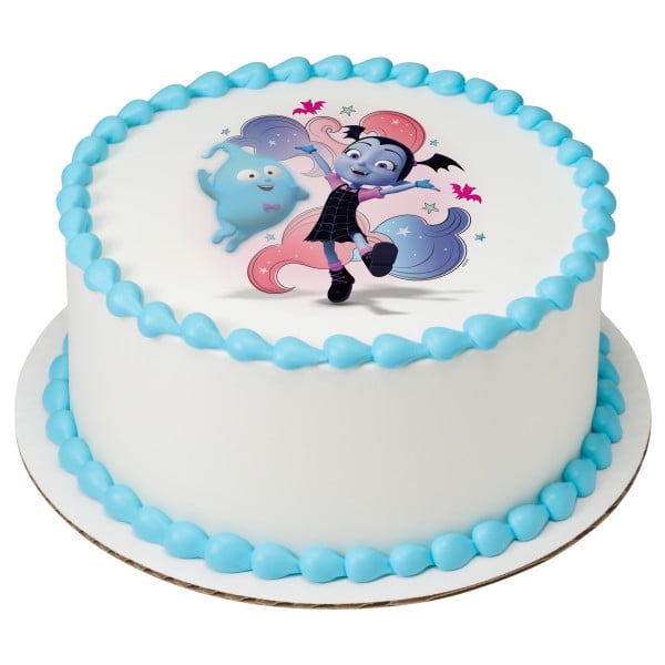 Vampirina Fantastical Friends! Edible Cake Topper Image - 8' Round