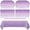 Ombre Purple Birthday Decorations, variant on 41Pcs Ombre Purple Party Decorations Disposable Party Tableware Set Gradient Pastel Purple Paper Plates Napkins Tablecloth, for Wedding Birthday Anniversary Lavender Party Decorations,Serve 20