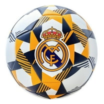 Icon Sports Real Madrid Official Licensed Soccer Size 5 Ball - Prism Design - White