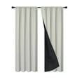 thumbnail image 2 of Light-Blocking Polyester Curtains | Rod Pocket | Sun-Blocking Heat-Insulating Soundproof for Living Room or Bedroom | Multiple Colors | 200x100cm | 1 Panel, 2 of 6