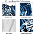 thumbnail image 4 of luoweisi Men's Beach Shorts Quick Dry Swim Trunks with Mesh Lining Zebra 2XL, 4 of 5