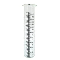 7 Inch Plastic Rain Gauge Replacement Tube, 7 Capacity Rain Gauges Tubes for Measuring Precipitation, Rain Gauge Outdoor, Cold Resistance Crack Resistance for Outdoor Garden Yard Home