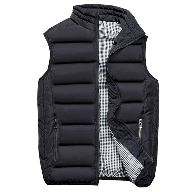 Chaleco de hombre, chaleco de algodón ajustado de moda para hombre Chaleco de algodón para hombre