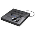 thumbnail image 1 of USB/Type C External DVD CD RW Optical Drive VCD Player Disk Drive DVD Burner Reader with SD/TF Port ,Widely Use, 1 of 6