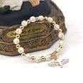 thumbnail image 4 of Miangastore Rope Bracelet Beaded Chain Decorative White 4Set 3.93X3.93X0.39Inch, 4 of 8