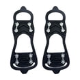 thumbnail image 2 of Elastic Ice Claw Skidproof Shoe Covers Snow Grip Shoe Covers 8-Spike Ice Grip Shoe Covers Outdoor Hiking Shoe Inserts, 2 of 6