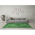 thumbnail image 3 of Ahgly Company Indoor Rectangle Medallion Emerald Green Traditional Area Rugs, 8' x 10', 3 of 4