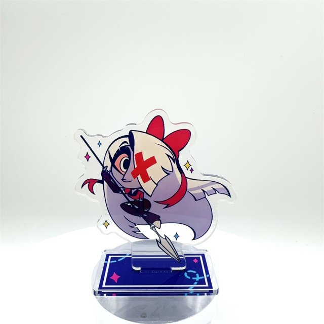 Anime Figure Acrylic Stand Model Plate Alastor Fizzarolli Angel Desk Decor Standing Sign Game Fans Gift Ornaments Stand Model