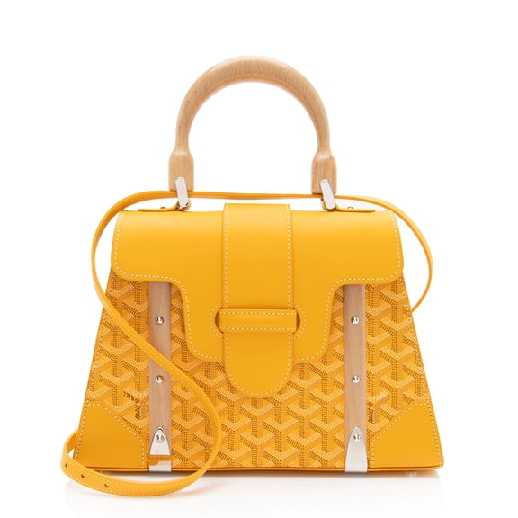Pre-Owned Goyard Goyardine Saigon PM Top Handle