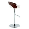thumbnail image 5 of Grotto Adjustable Bar Stool, Chrome Bar Stools, Bar Chairs, Swivel Bar Stools, Bar Stools Set of 2, 5 of 6