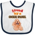 thumbnail image 3 of Inktastic Cocker Spaniel Dog Lover Boys or Girls Baby Bib, 3 of 4