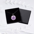 thumbnail image 5 of GHSOHS Necklaces for Women Silver Cross Necklaces for Women Y-Necklaces Purple Natural Stone Beaded Collarbone Chain Jewelry Light Neck Jewelry Matching Purple Starry Pendant Necklace, 5 of 9