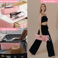thumbnail image 3 of Bolsa de Viaje Hair Tools Rosa con Funda de Hierro Plano 2 en 1 y Almohadillas Resistentes al Calor, 3 of 7