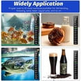 thumbnail image 2 of 180 Pieces Digital Temperature Sticker Adhesive Thermometer Strip Fermenter Adhesive Crystal Strip Aquarium Thermometer, 2 of 7