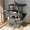 Grey, variant on 4 Tiers Outdoor Cat House Weatherproof Cat Tree Tower with Waterproof Roof and 2 Doors, Feral Cat Shelter Outside Enclosure, Multi-Level Play Zones, Grey