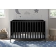 thumbnail image 2 of Graco Theo 3-in-1 Convertible Baby Crib, Black, 2 of 11
