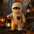 thumbnail image 3 of Halloween Lighted Monster Lantern Resin Craft Decoration, Spooky Tabletop Lamp for Home, Mantel, Halloween Party Indoor Decor, 3 of 7