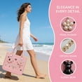 thumbnail image 2 of Zzjniupiyyds Bogg Bag Charms – Cute Pearls & Butterfly Flowers Tote Accessories, Decorative Insert for Simply Southern Beach Tote, 2 of 6