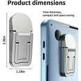 thumbnail image 5 of Mini Laptop Stand,Portable Foldable & Lightweight Ergonomic Riser with Ventilated Cooling,Fits 10-17.3 Inch Notebooks and Keyboards,Silver,Silver, 5 of 5