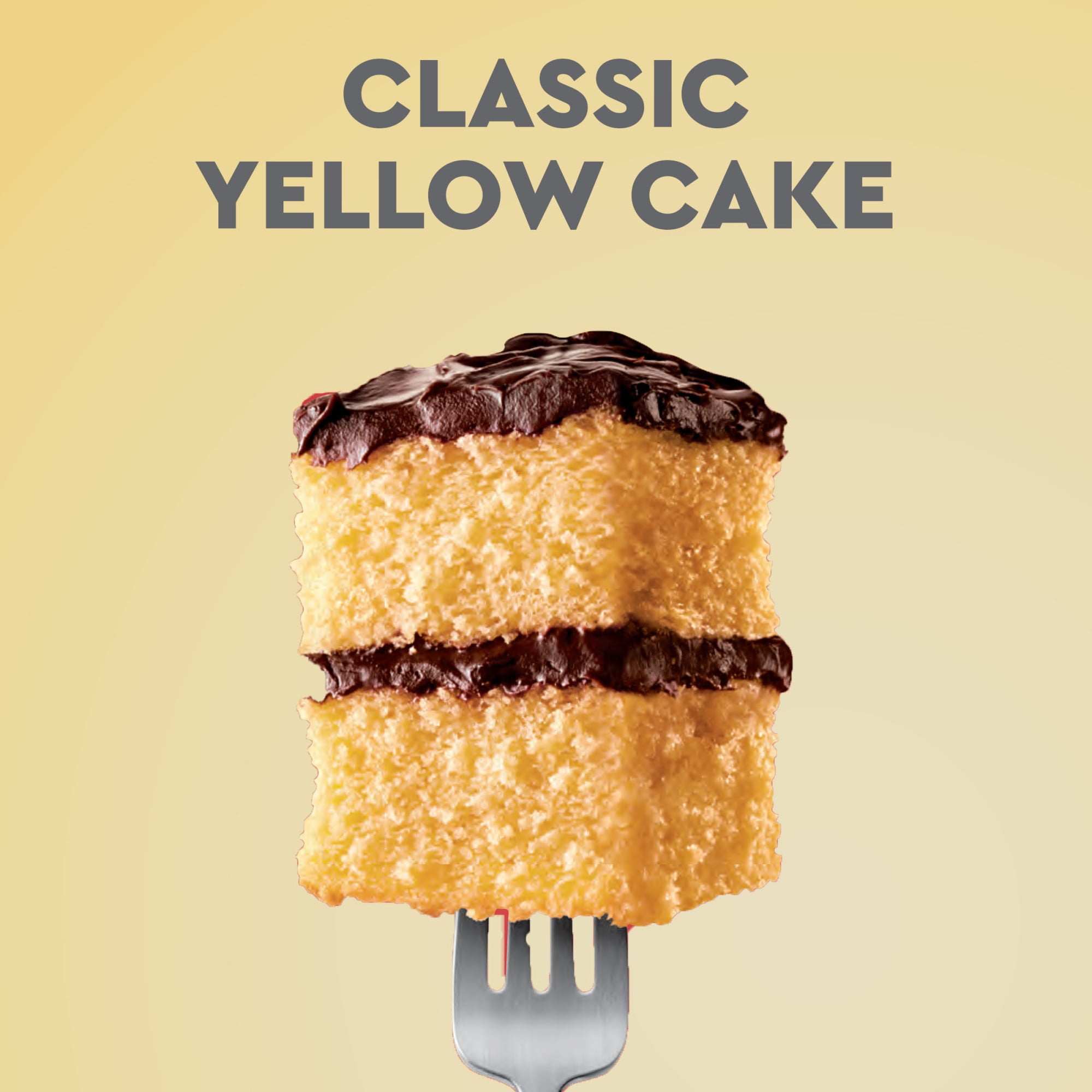 (4 pack) Duncan Hines Classic Yellow Cake Mix, 15.25 oz.