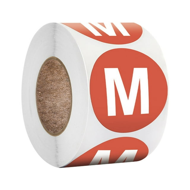 JJKBVCLO Size Marking Stickers For Clothing And Home Use Durable Paper Labels Perfect For Organizing Wardrobe And Retail Stores