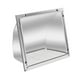 thumbnail image 5 of Cubierta de ventilación de secadora Tapa de ventilación de pared Tapa de ventilación de pared plateada Fácil de instalar Ventilación exterior Cubierta 6 pulgadas, 5 of 8