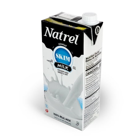 Natrel Skim Shelf Stable Milk  32 oz  6 Pack